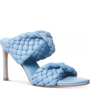 Bottega Veneta Women's Blue Braided Heels